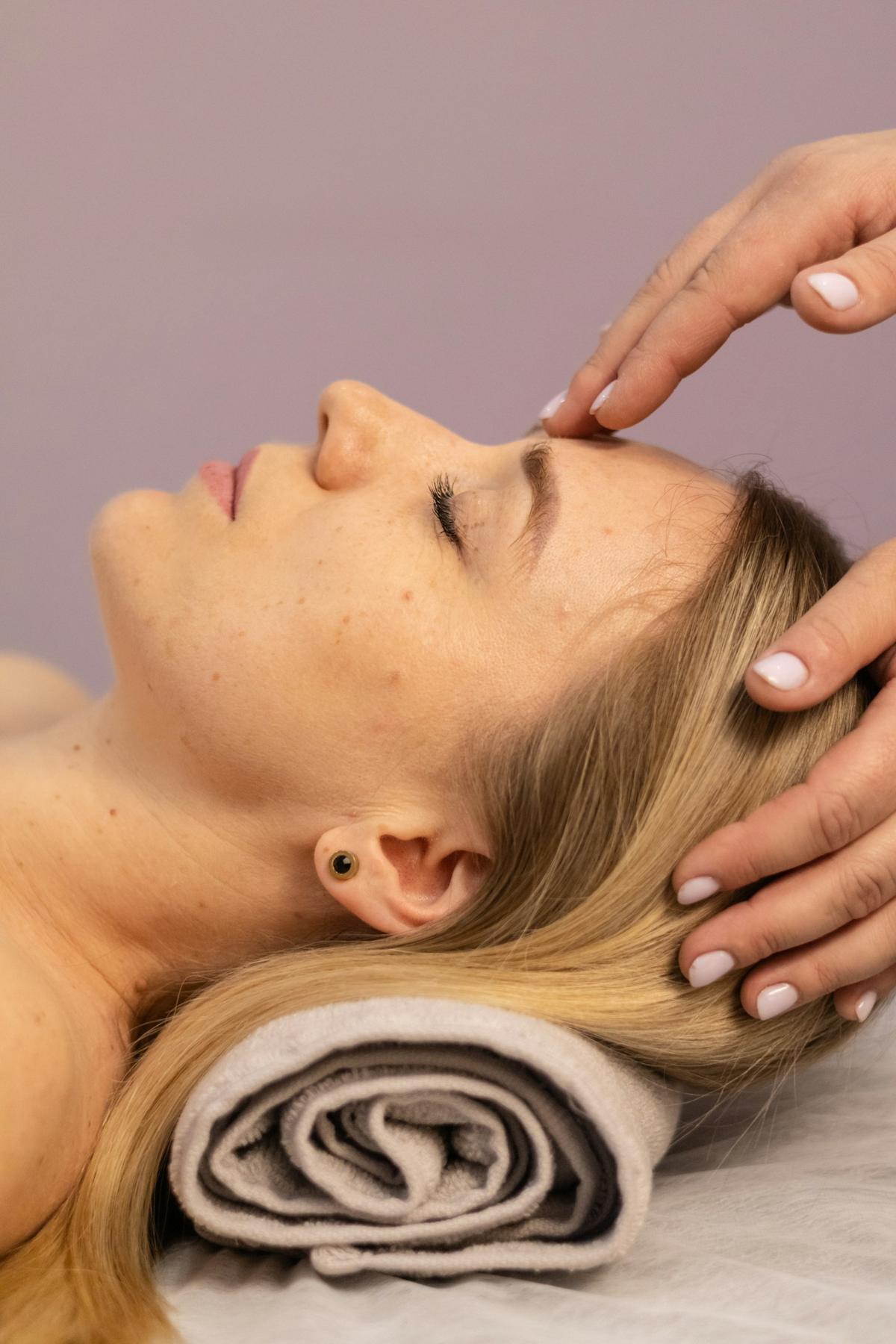 Soin du visage, photographie d’illustration