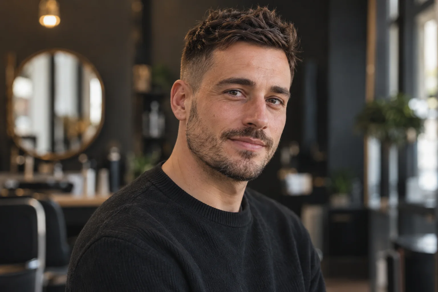 Coupe masculine éditoriale